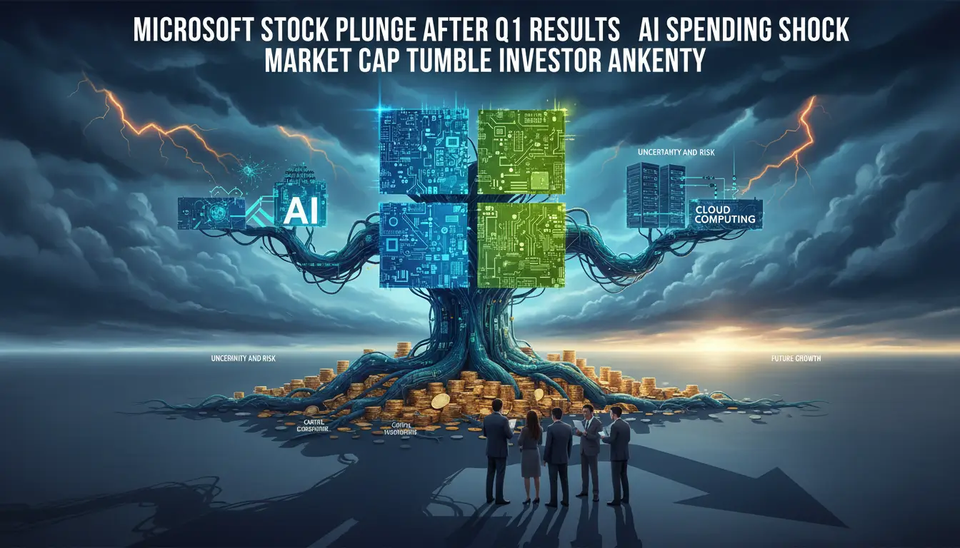 why microsoft is down 6% today after q1 results yesterday